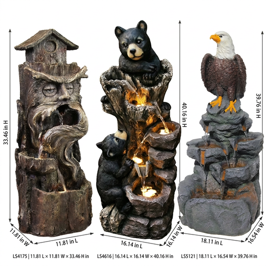 Spooky Forest Bundle 长宽高尺寸图