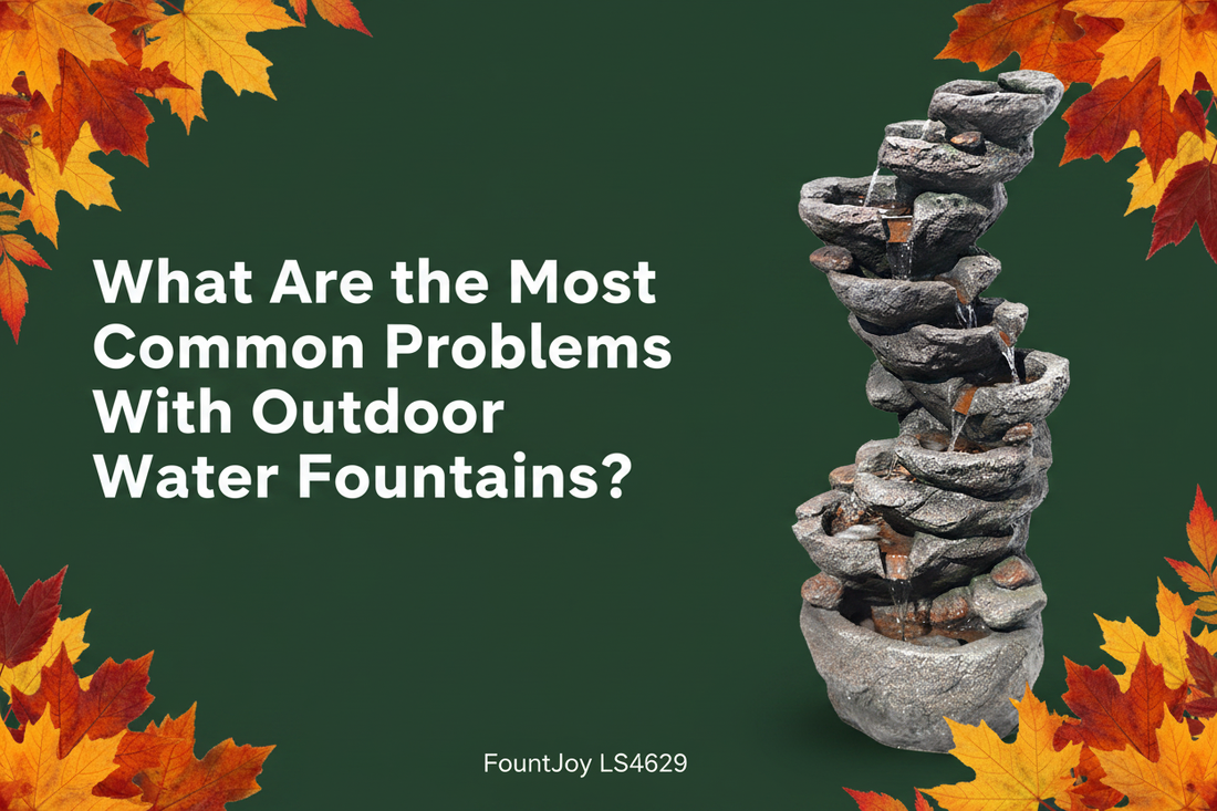 Most Common Problems With Outdoor Water Fountains — FountJoy LS4629 troubleshooting and repair guide