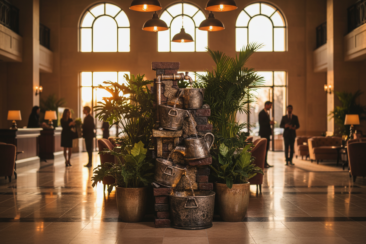 Commercial Space Water Fountains