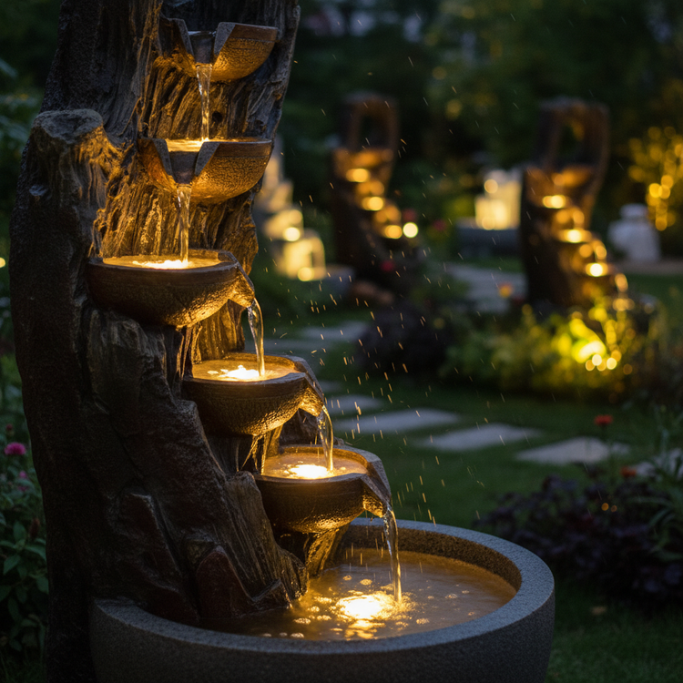 LED Lighting Water Fountains