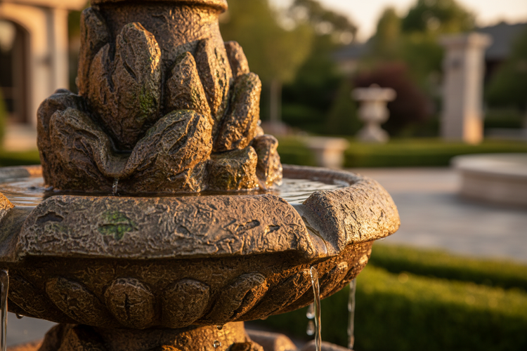 Environmental-friendly resin material Water Fountains