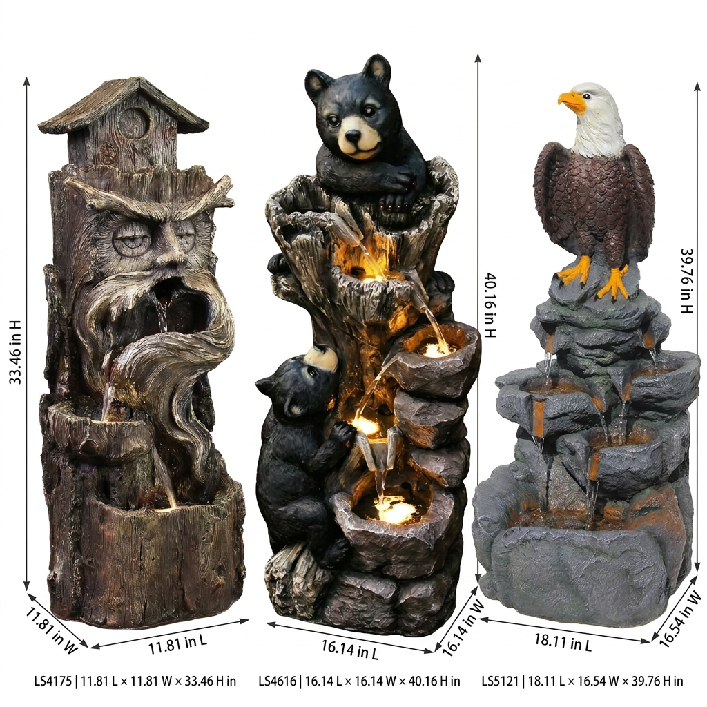 Spooky Forest Bundle 长宽高尺寸图